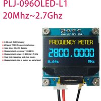 20MHz~2.7Ghz Frequency METER OLED Frequency Display PLJ-096OLED-H1 High-Precision Frequency Counter FOR RF Ham radio transceiver
