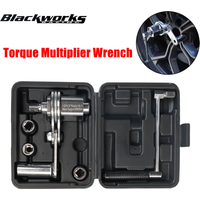 1/2" 17mm 19mm 21mm Torsional Torque Multiplier Wrench Labor-Saving with Carrying Case Lug Nut Remover Type Car Tire Disassembly