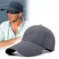 1Pc Mesh Quick Dry Cap Men Running Sports Baseball Cap Women Golf Tennis Cap Outdoor Jogging Breathable Sun Hatโ