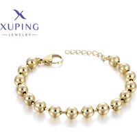 Xuping Jewelry New Arrival Copper Alloy European Style Fashion Popular Women Bracelet Gold Color X000973571