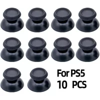 10Pcs Replacement Thumbsticks Cap for PS5 Dualsense Controller Analog Thumb Sticks Grip Parts Repair Kit Gaming Accessory Tools