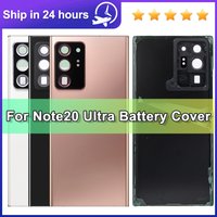 For Samsung Note 20 Ultra Battery Back Cover Glass Panel Rear Door Adhesive Replace Housing Case Compatible with Note 20 Ultra