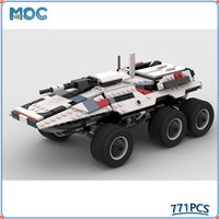 MOC Building Blocks M35 Mako Mass Effect Land Chariot War Tank Model Bricks DIY Creative Assembly Birthday Gifts Toys 771PCS