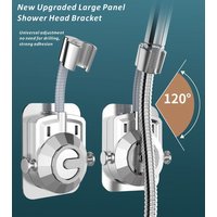 1Pc Universal Shower Head Holder Adjustable Strong Adhesive ABS Shower Brackets Suction Cup Wall Mount Waterproof Shower Base