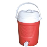 Insulated Drink Dispenser Beverage Cooler for Camping 4L Water Dispenser with Spout for Climbing Fishing Hiking Cold and Hot