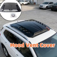 Car Hood Vent Cover With Random Colored Tape Auto Decorative Guard Protection Adhesive Trim Gloss Black Universal Vent Cover