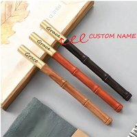 Solid Wood Gel Pen | Business Office Gift | Custom Laser Engraving