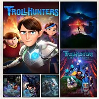 anime fantasy T-Trollhunters Poster Superior Home Space Pub Indoor Decorative Art & Home Decor