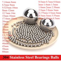 304 Stainless Steel Balls 1mm 2mm 3mm 4mm 5mm 6mm 7mm 8mm 9mm 10mm 12mm 15mm 18mm Precision Bearings Ball Bearing Roller Beads