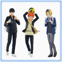 Original Anime Figure Haikyuu!! Tobio Kageyama Hinata Shoyo Kozume Kenma After School Action Figure Desktop Ornaments Model