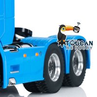 1/14 770s 6x6 Metal Chassis RC Tractor Truck Remote Control Painted Finished Car 2-speed Transmission Light Sound Toys for Boys