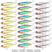 10/30PCS Plating DUO Metal Jigs Lures 7g 10g 15g 20g 30g 40g 60g Jigging Crankbait Jig Fishing Lure Pesca Saltwater Lures