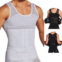 Hommes corps Shaper Compression gilet ventre Shapewear ventre minceur gaine gynécologie Shapers Corset taille formateur Fajas hauts