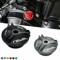 For Honda Rebel 300 Rebel 500 CMX Rebel300 Rebel500 Rebel1100 engine oil cap bolts fuel filler cap protection accessories