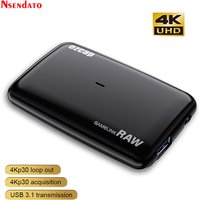 Ezcap321 4K 30hz USB3.0 HDMI Video Game Capture Card Live Streaming Box Video Recorder Grabber Capture 1080P 120fps For PC PS5