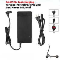 Ładowarka 54.6V2A do hulajnogi elektrycznej Xiao&mi 4 Ultra/4 Pro 2. generacji/Navee S65/N65i Adapter Ładowarki Akcesoria Zasilające Części