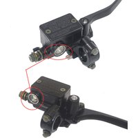 2 Pcs 18mm Brake Master Cylinder Reservoir Sight Glass Motorcycle Dirt Gasket Clutch brake upper pump rear brake pump oil mirror