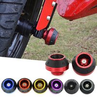 Motorcycle Crash Protector Wheel Protection Pads Cover For K8 Tool Box Cbr 650r Super Cub Benelli Tnt 125 Beta Rr 300