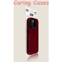 For iPhone 16 Pro Max Case Burgundy Crazy Horse Leather MagSafe Vintage Luxury Shockproof Compatible with iPhone 15 14 13 12