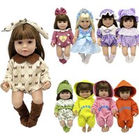 For 30cm 12inch Baby Reborn Doll Clothing Purple Grid Kawaii Outfit Clothes Onesie Summer Winter Jumpsuit Outdoor Accessories