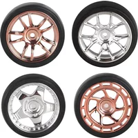 1:18 LDRC AE86 A86 LD1801 LD1802 LD1803 LD1804 A01 A02 4pcs 31mm RC Hard Drift Tire Wheel Hard Tyre 1/18 RC Car Upgrade Parts