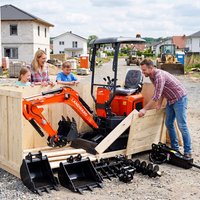 LW12E Mini Excavator 1.2 Ton 2 T Customized Free Shipping Multi-Function Yanmar Engine Digger Small Crawler Farm Excavators Home