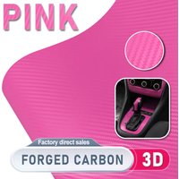 Automobile Anti-scratch Film pink 3D Carbon Fiber Adhesive vinyl Decal Novelty auto accessories car wraps stickers films