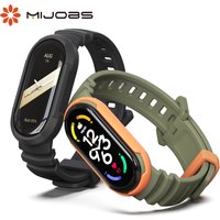 Mi Band 8 9 10 7 6 5 Strap For Xiaomi Mi Band 7 Wrist Strap Correa Watch Replacement Soft TPU Silicone Miband 7 8 9 Bracelet