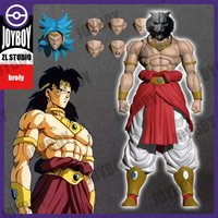 ZL Studio Dragon Ball Shf Thin Broly Action Figure Ancient Tiger Warrior Nightmare Enemy Figurine Collectible Model Toys Gifts