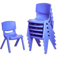 Thickened Stool Children's Chair Kindergarten Backrest Chair Baby Seat Plastic Small Chair Commonly Used Small Stool Anti Slip