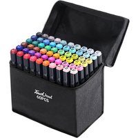 12/24/36/48/60 Colors Oil-based Marker Pen Set, Vibrant Color Quick-drying Art Markers for Drawing, Sketching Ideal for Art