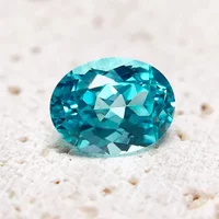 Paraiba Natural Color Oval Shape VVS1 Laboratory Diamond for DIY Jewelry Making Materials with Certificate Wholesale Price