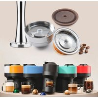Coffee Pod For Nespresso Vertuo pop/Next coffee machine Stainless Steel coffee capsule filter food grade material silicone cover