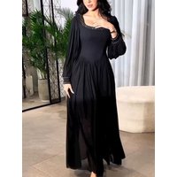 India Dubai Morocco Party Dress for Women Chiffon Beading Ball Gown Vestidos Square Collar Wedding Prom Evening Dress Caftan