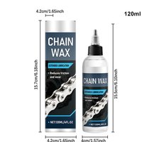 AliExpress NONE 1/2PCS 120ml Wax Based Bike Chain Lube MTB Motorcycle Lubricant for Dry/Wet Conditions Chain Maintenance