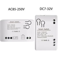 1CH Tuya Smart Fernbedienung Drahtlose Wifi Schalter Modul DC7-32V AC85-250V 2200W RF Empfänger 10A WiFi Relais DIY