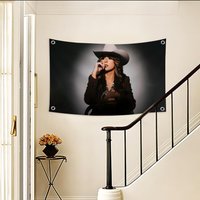 Country Rock Singer E-ella L-langley Flags Custom Camping Outdoor Garden room Decor Backdrops Wall Art Family Gifts