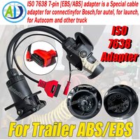 ISO 7638 EBS/ABS Adapter For Trailer OBD Diagnostic Adapter for Bosch/Wabco Truck Diagnostic Cable for Autel/Autocom/LUANCH Scan