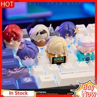 Mihoyo Honkai Star Rail Anime Figure Blind Box Series 2 Mechanical Keyboard Keycaps Gaming Gifts Wasd Esc Tip Keycaps Set