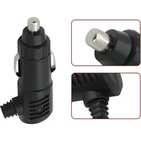 Car Cigarette Lighter Charger Accessory Socket Plug DC 12V 24V Charger Connector LED on-Off Switch Fit for Universal Vehicle