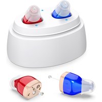 Earbud headphones, in-ear hearing amplifiers devices, rechargeable headphones suitable for the elderly hearing aids