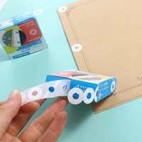 250pcs Hole Punch Protector Labels Loose Leaf Paper Hole Reinforcement Labels Round Stickers Self Adhesive Binding Paper Sticker