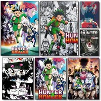 Anime H-Hunter x hunter Poster Aesthetic Canvas Painting Posters and Prints Wall Art Picture For Living Room Decoration
