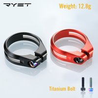 Pince de tige de selle de vélo, pièces de vélo en alliage d'aluminium CNC, pinces de tige de selle de vélo pour 27.2/30.8/31.6mm, accessoires de produit de cyclisme