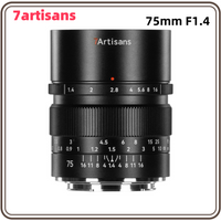 7artisans 75mm F1.4 Camera Lens Full Frame Large Aperture Lens Soft Night Orbs Refined Bokeh for L Mount Canon RF Nikon Z Sony E