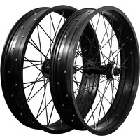 AliExpress NONE Bicycle Wheel Aluminum Alloy Front Wheel 20 x 4.0 36 Spokes Wide Tire Bicycle For Fat Bikes Snow Bikes