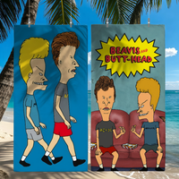 Cartoon B-Beavis And Butthead Towel Quick Drying Beach Towels Are Suitable For Swimming Pools Camping Yoga And The Gym