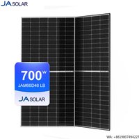 High Efficiency JA Solar Panel 700 Watt Double Glass Bifacial 750W 760W 800W N-TYPE Solar Panels