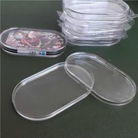 1-10pcs Mezastar Arcade Game Special Disk Hard Protective Sleeve Display Case Fit For Pokemonmezastar Collect Trade Storage Box