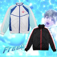 Anime Free! Jacket Unisex Hoodie Iwatobi Swim Club Haruka Nanase Sport Wear for Men Women High School Unisex Cosplay Costume